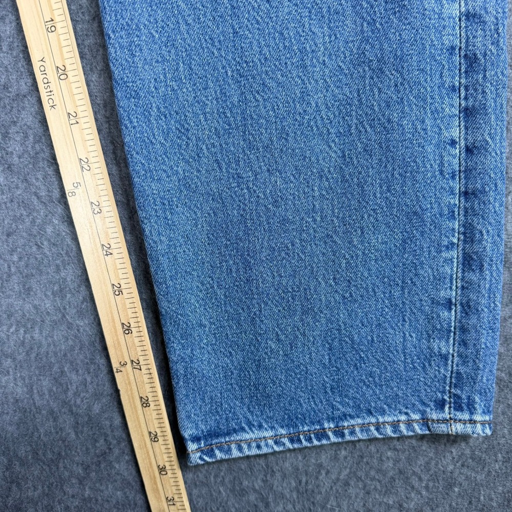 Levis 501 Jeans Men 34x30 Blue Original Fit Straight Leg Button Fly Medium Wash - Picture 11 of 11